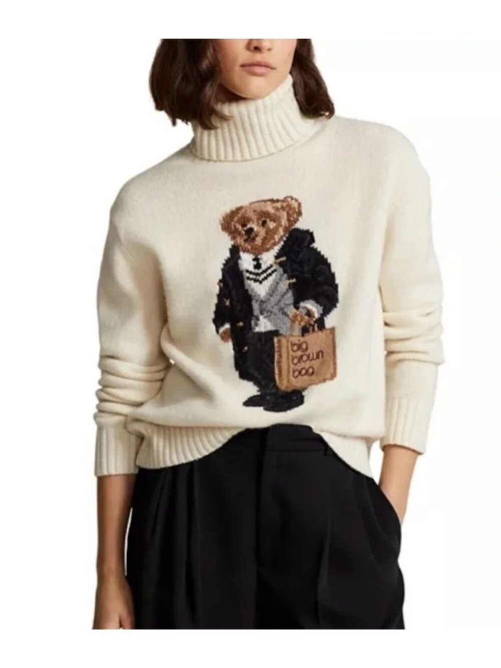 Ralph Lauren x Bloomingdale’s Ltd Ed. 150th Anniversary Sweater POLO Bear Sz XS